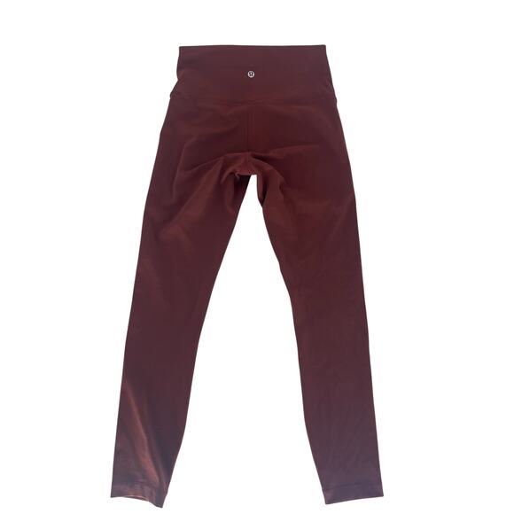 Lululemon Legging Bundle – 3 Pairs (Teal, Red, Light Green) Size 6 - Picture 6 of 14